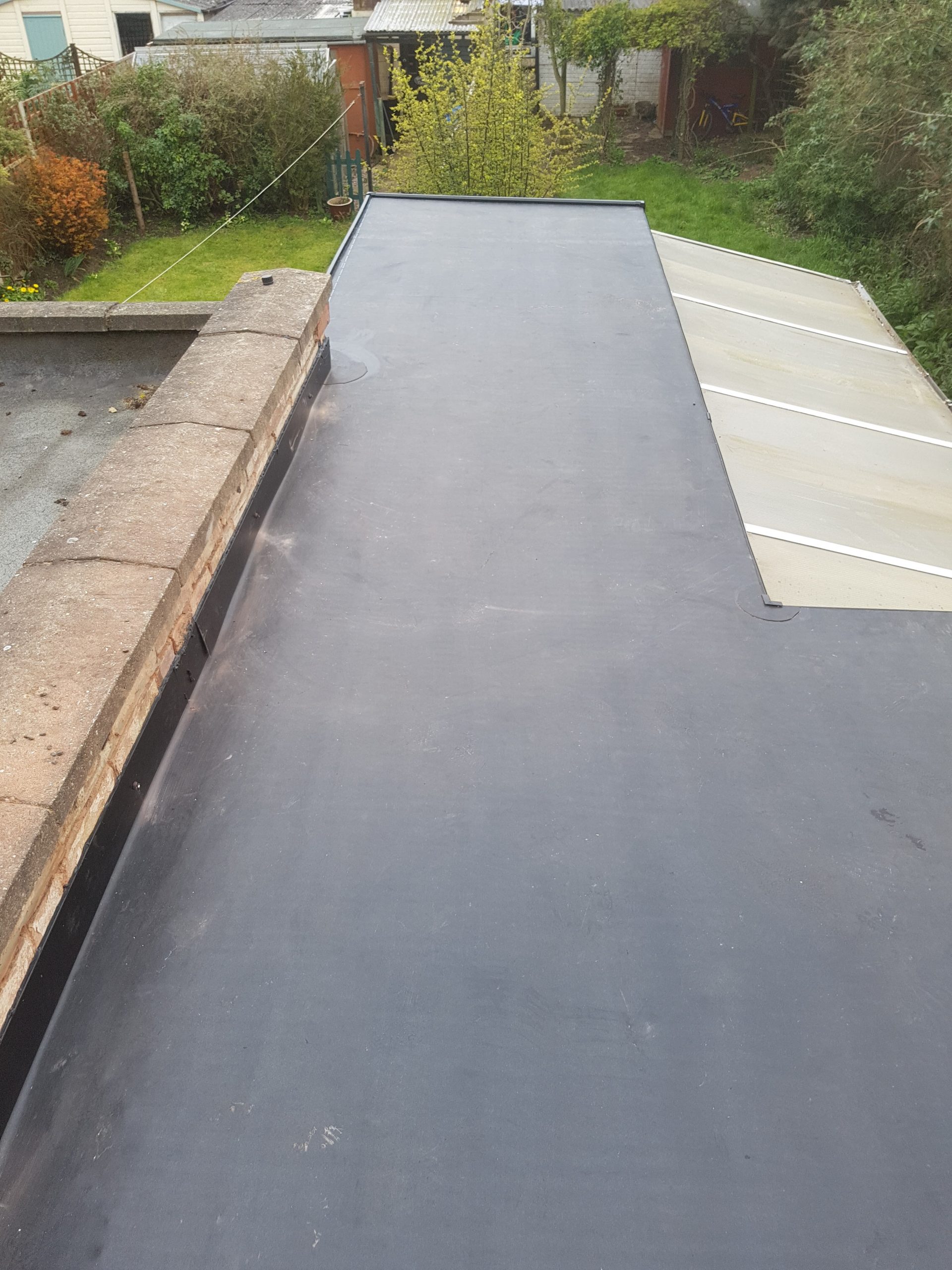 Firestone EDPM flat roofs by KBS Oxford. Flat Roofing Specialists
