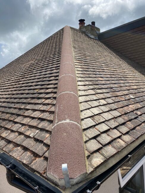 New tiled roofs structure after KBS roofing Oxford